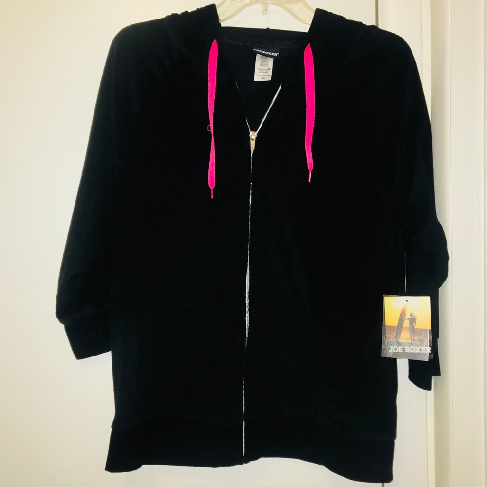 🖤HP💖NWT Joe Boxer Hoodie Swim CoverUp